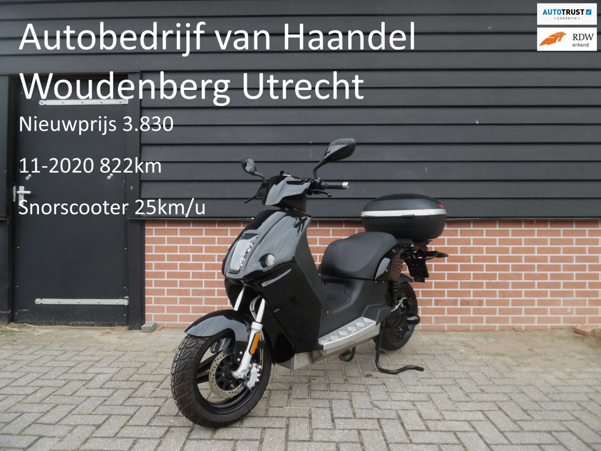 E-Max Snorscooter V120LD+ 11-2020 822km grote actieradius, Overige merken, Vmoto, Gebruikt, Elektrisch