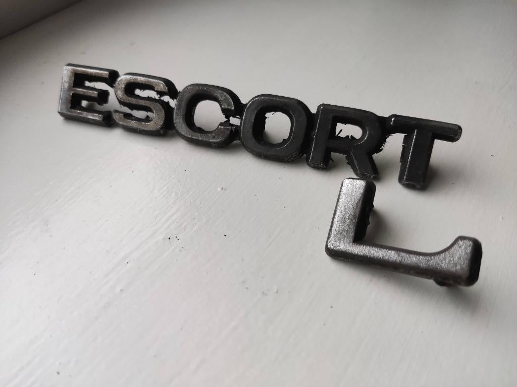 Ford Escort L embleem logo, Auto diversen, Tuning en Styling, Ophalen of Verzenden