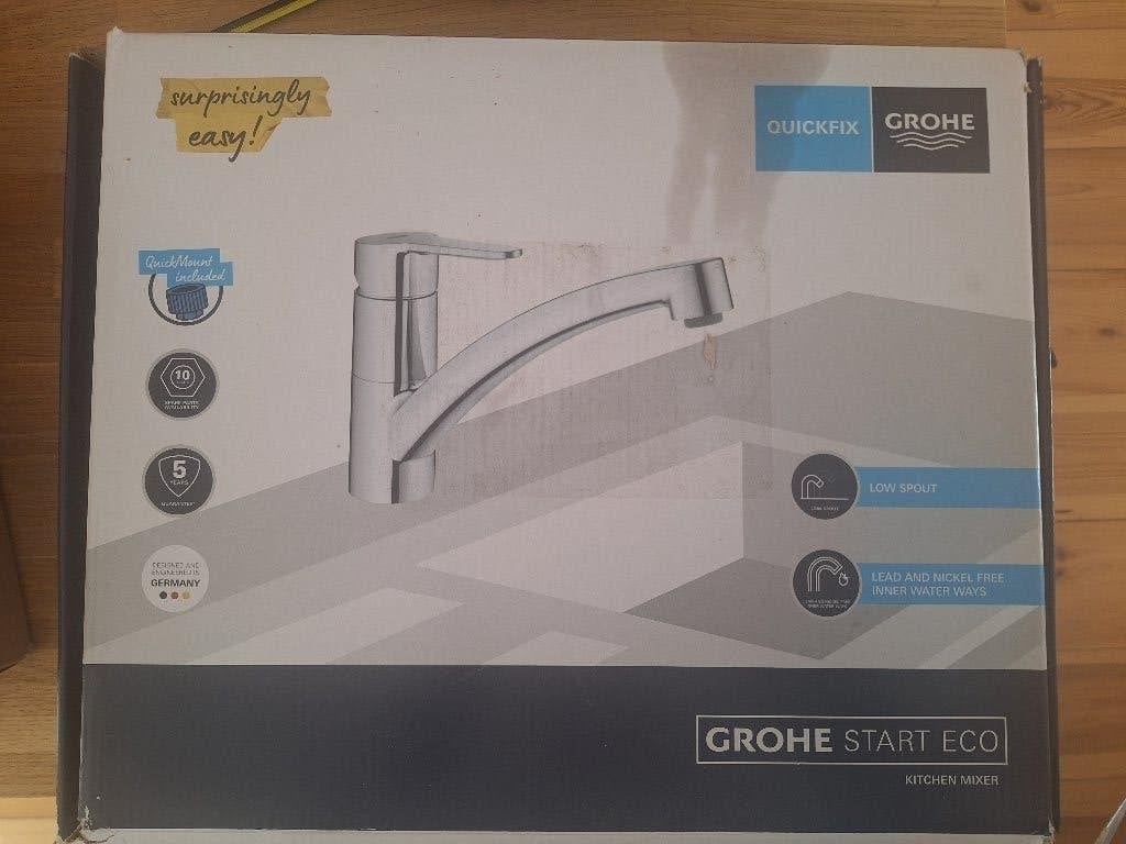 Grohe keuken mengkraan quick fix eco start, Ophalen of Verzenden, Nieuw, Rvs, Kraan