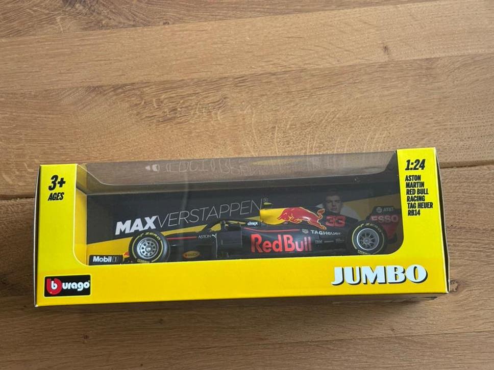Bburago Max Verstappen Red Bull Racing F1 Auto 1:24, Ophalen of Verzenden, Nieuw, Auto, Bburago
