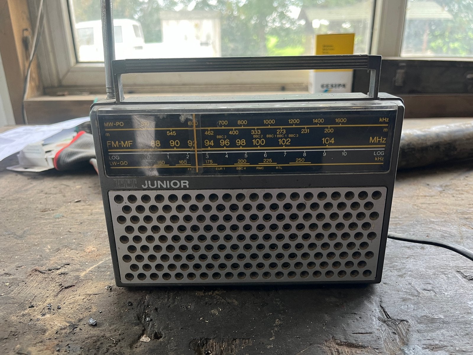 Philips radio type Junior, Ophalen, Gebruikt