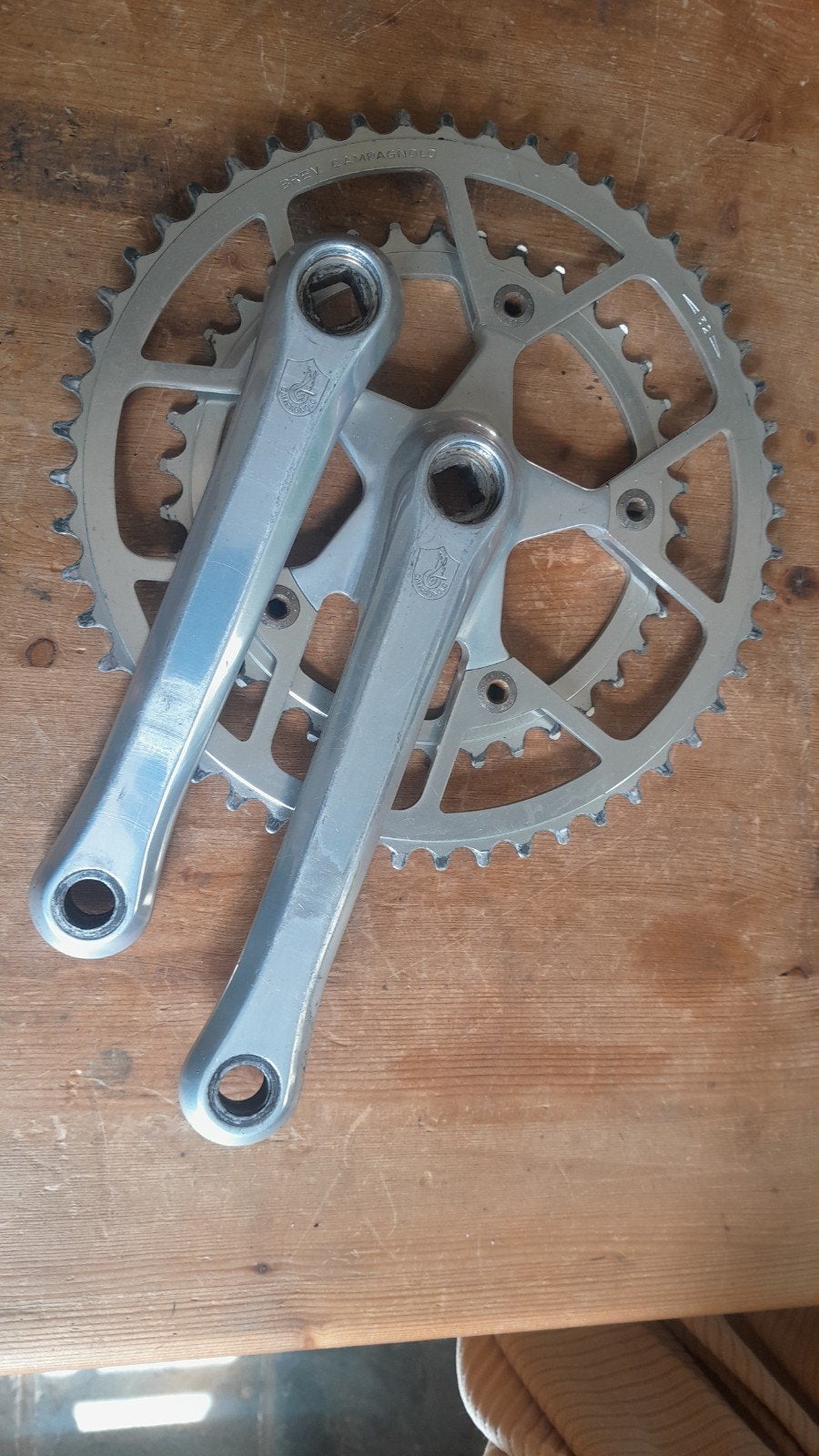 Campagnolo shimano wolber sr, Fietsen en Brommers, Fietsonderdelen, Crankstel of Pedalen, Gebruikt, Overige materialen, Campagnolo
