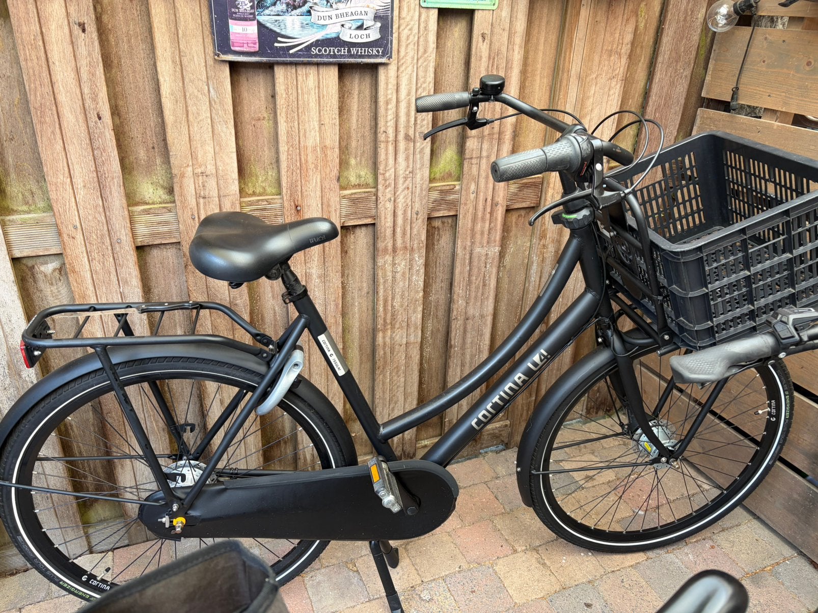 Damesfiets  cortina U 4, Ophalen, Handrem, Trommelrem, 53 tot 56 cm