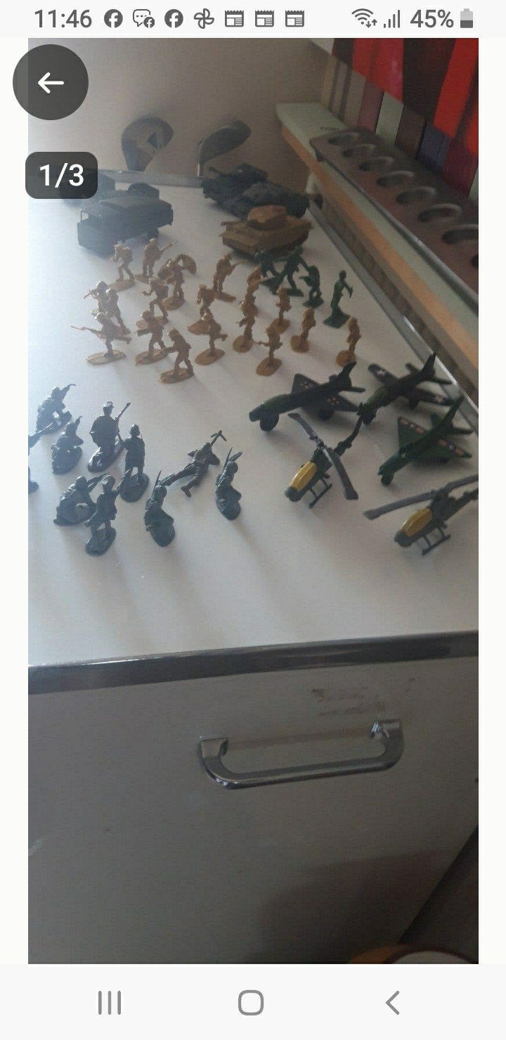 vintage soldaatjes, Ophalen of Verzenden