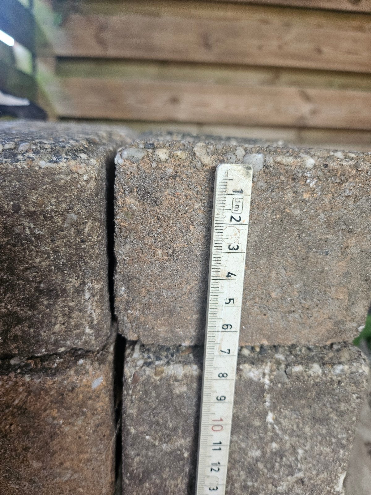 Gratis. Gebruikte beton klinkers - 10x10x6 cm, Tuin en Terras, Ophalen, Gebruikt, Klinkers, 5 tot 10 m²