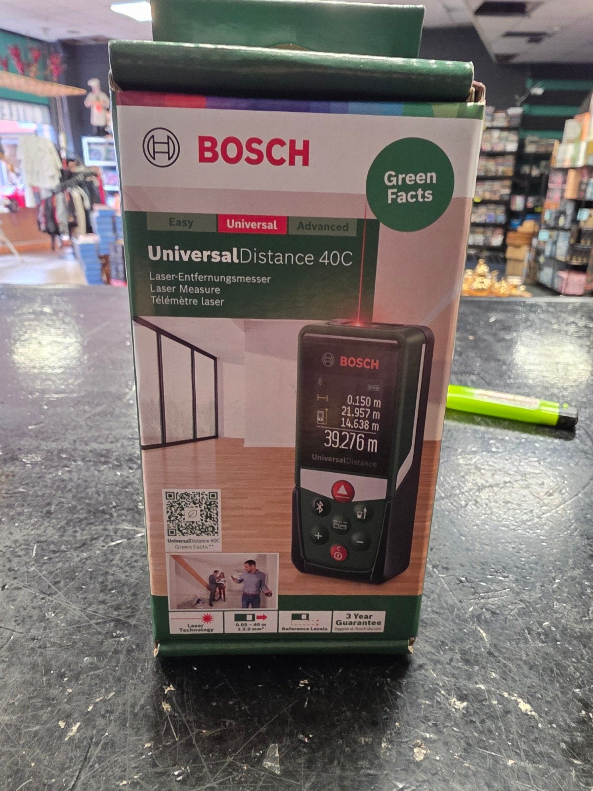 Bosch UniversalDistance 40C Laser Afstandsmeter Nieuw, Doe-het-zelf en Verbouw, Bosch, Afstand, Nieuw, Ophalen of Verzenden