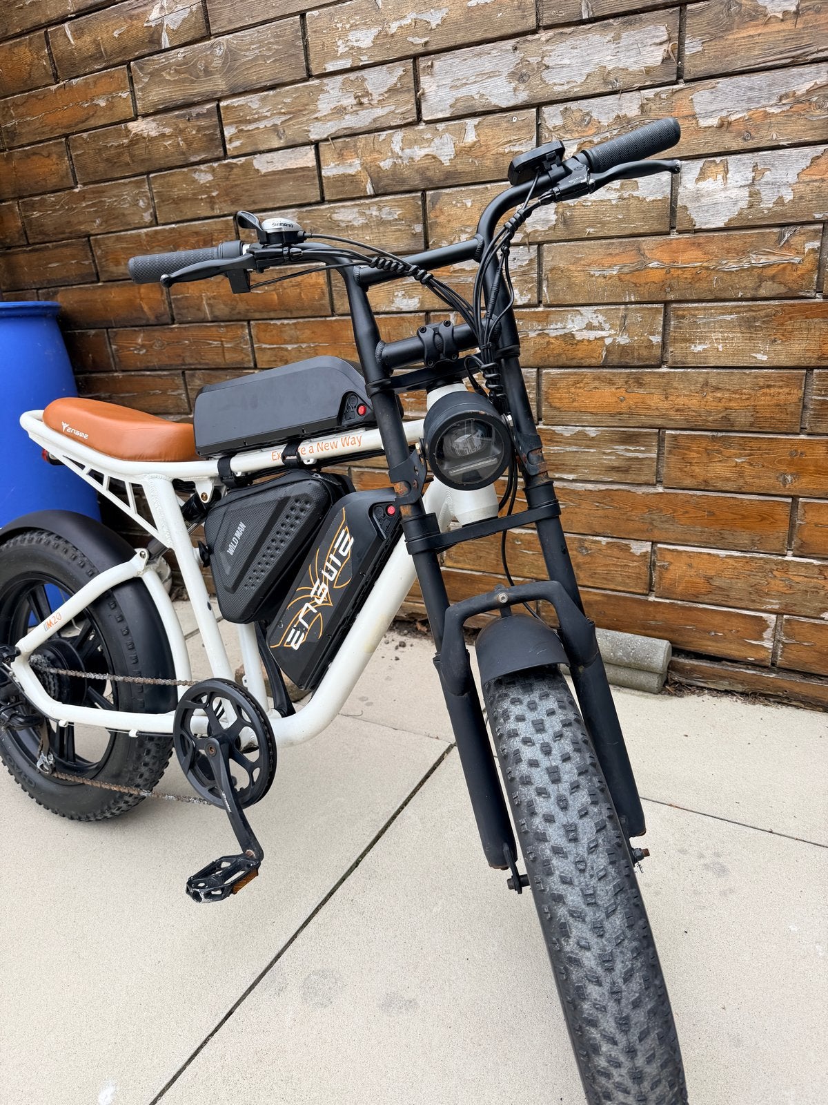 ENGWE M20 Fatbike - Dubbele Accu, Fietsen en Brommers, Zo goed als nieuw, Minder dan 47 cm, 50 km per accu of meer, Ophalen