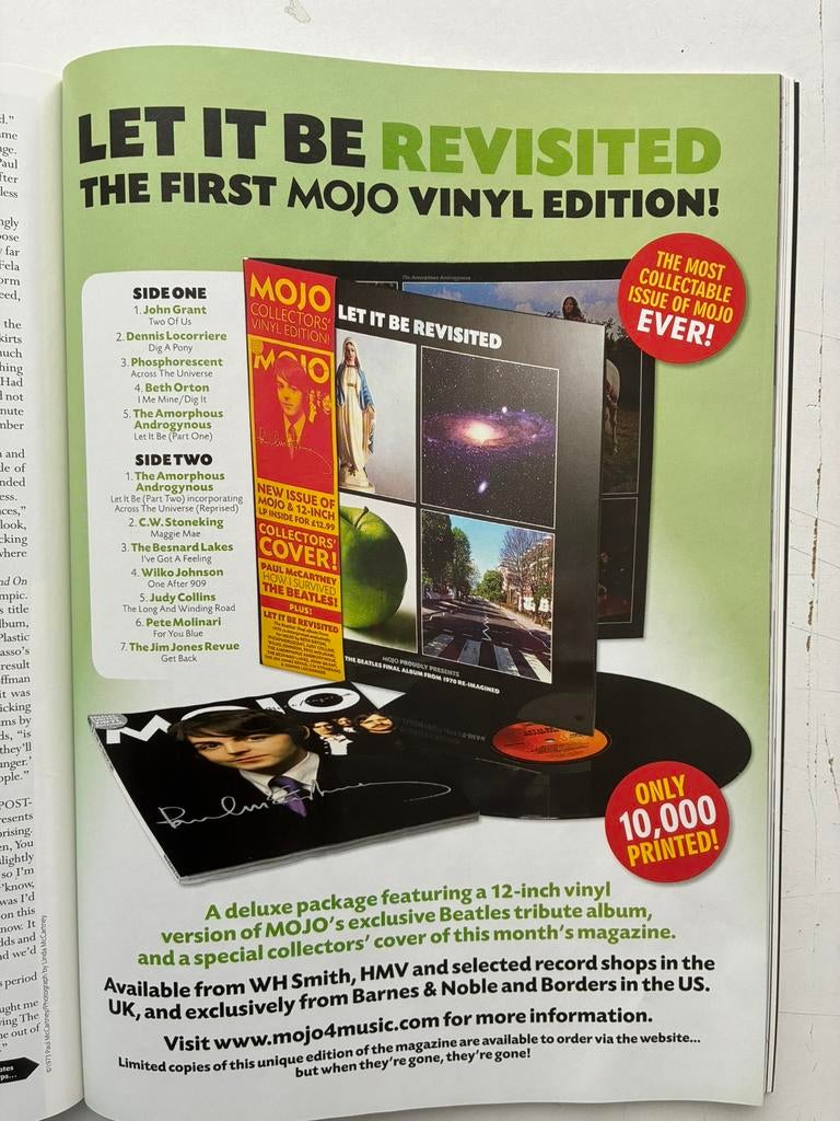 Beatles,  speciale (vinyl )uitgave Mojo, Ophalen of Verzenden, Zo goed als nieuw, Cd of Plaat