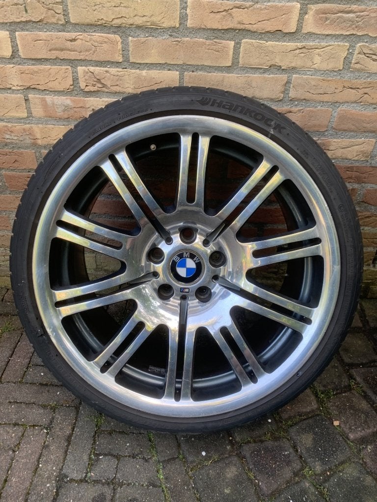 BMW E46 M3 OEM Style 67 breedset 19 Inch Hankook, Auto-onderdelen, Banden en Velgen, Banden en Velgen, Zomerbanden, 19 inch, 255 mm