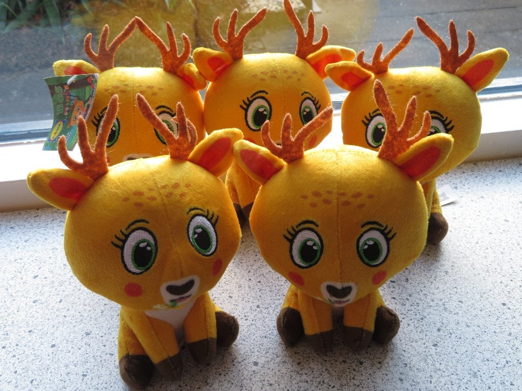 5 x Heidi Hert hertje van Lidl Bos mini's 2025, Lidl, Oranje, Overige typen, Ophalen of Verzenden