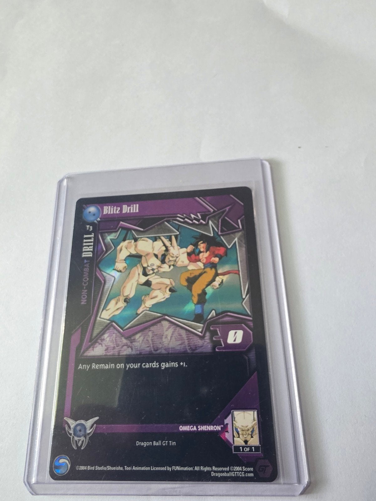 Dragon Ball GT TCG - Blitz Drill (Omega Shenron) 1 of 1, Ophalen of Verzenden
