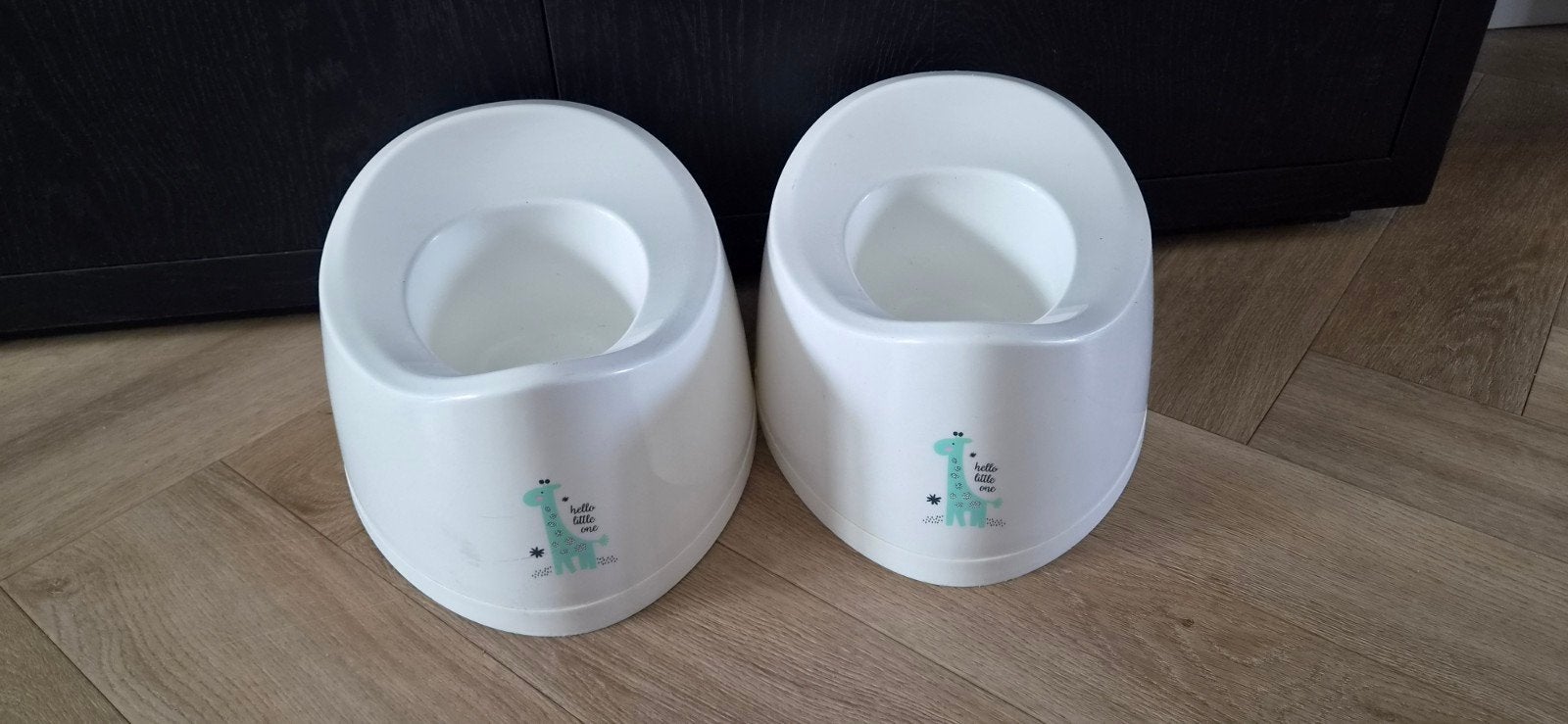 2 potjes met giraf print, Ophalen