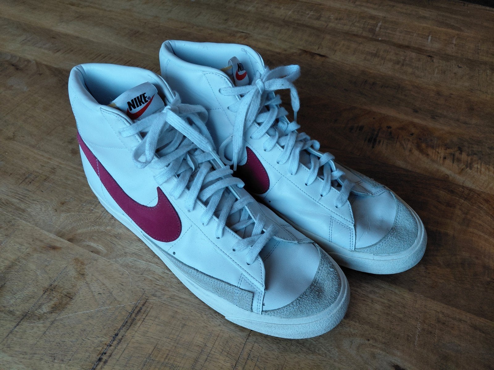 Nike Blazer Mid '77 Vintage Sneakers - Maat 47, Ophalen of Verzenden, Gedragen, Wit