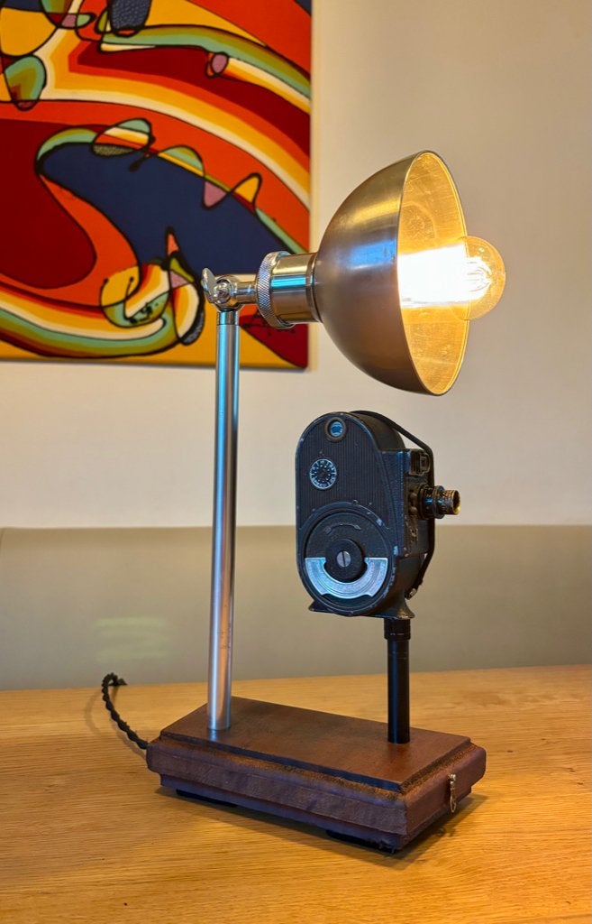 Tafellamp “Bell & Howell", Overige typen, Gebruikt, Vintage, 38 cm