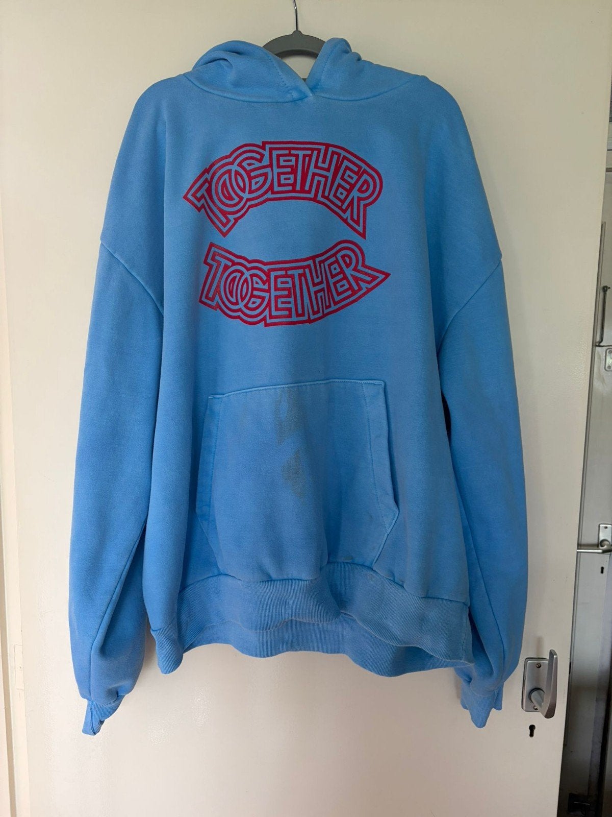 Harry Styles Hoodie - Maat XXL, Ophalen, Blauw, Maat 46/48 (XL) of groter, Harry Styles Merch
