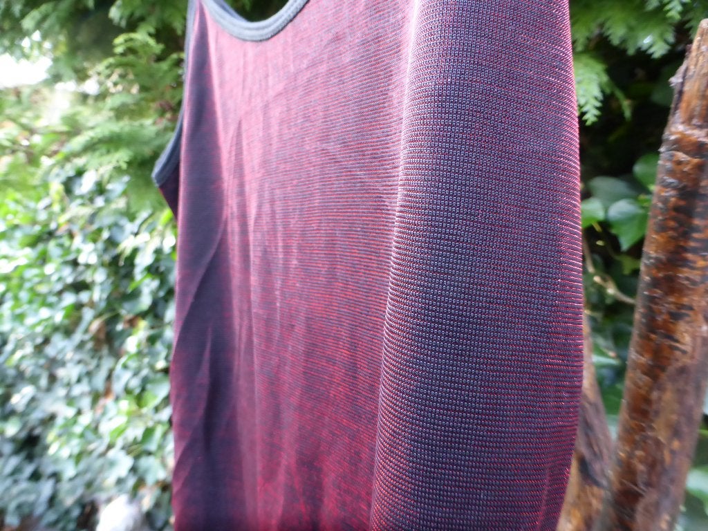 Mooie zachte blouse aubergine zgan maat M, Maat 38/40 (M), Paars, Ophalen of Verzenden, Zo goed als nieuw