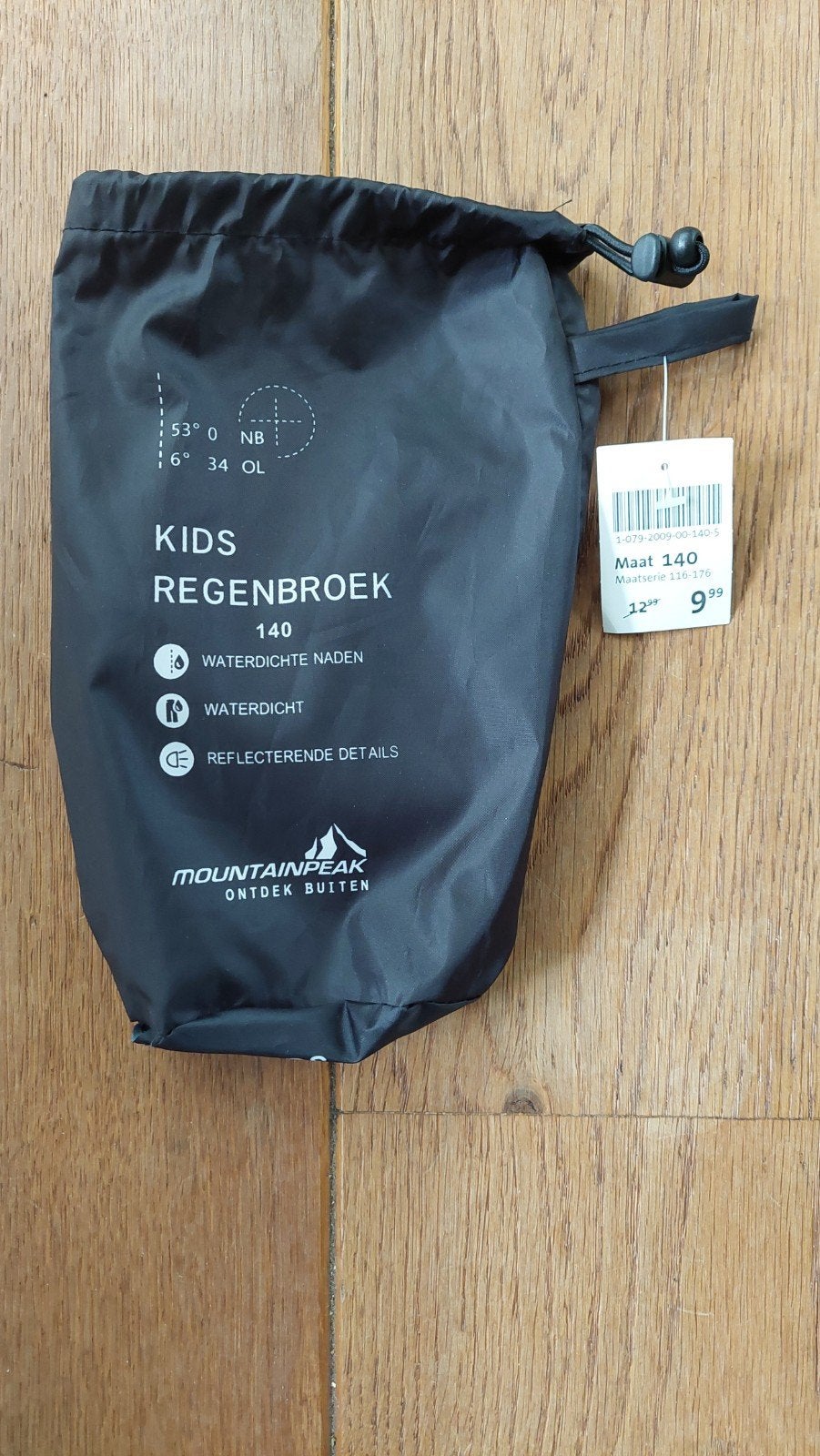 Regenbroek Maat 140 - Waterdicht Mountain Peak Kids, Ophalen of Verzenden, Nieuw, Regenbroek, Kinderen
