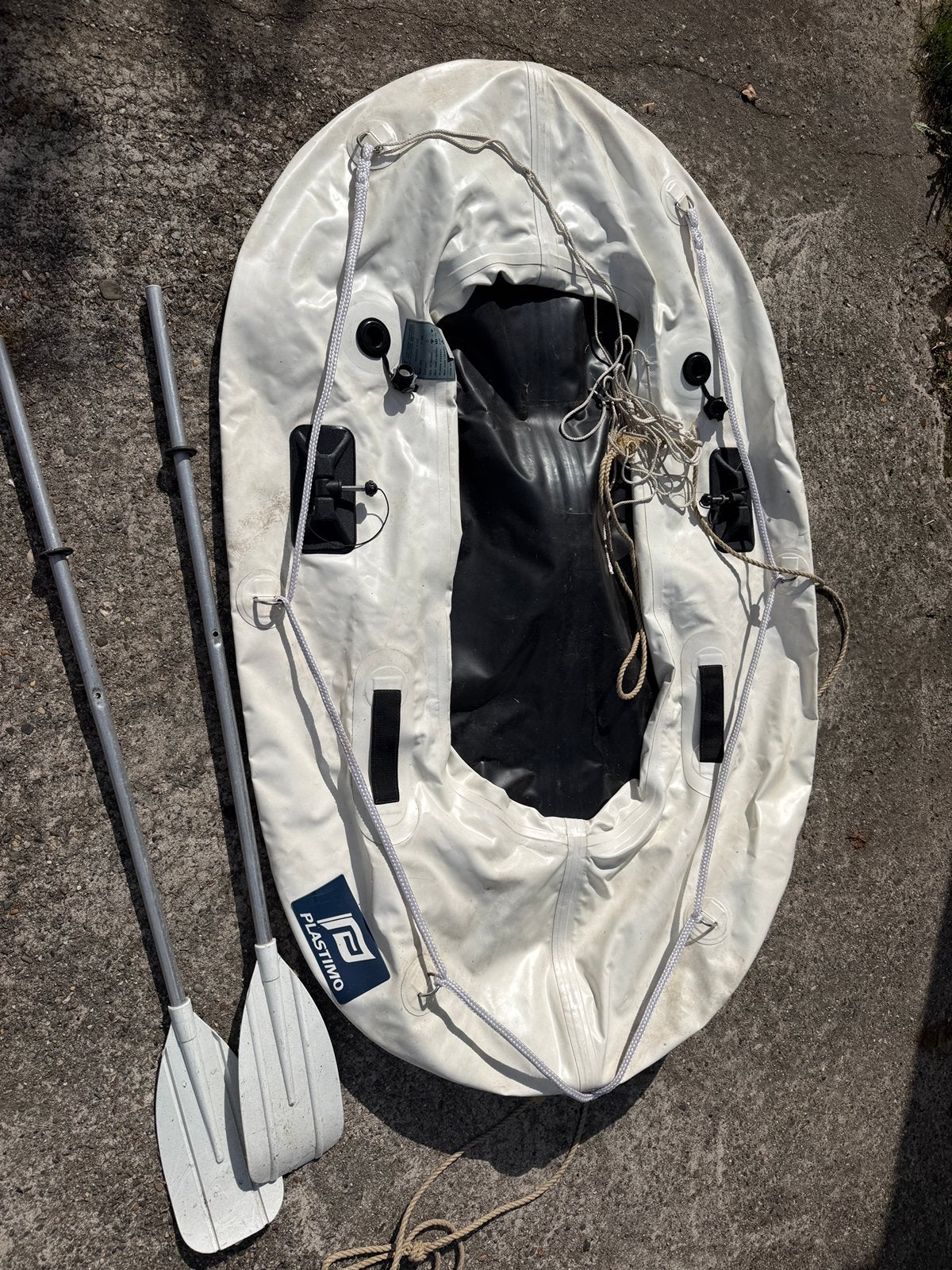 Rubberboot Plastimo incl peddels zonder bodem GRATIS, Watersport en Boten, Ophalen, Zo goed als nieuw