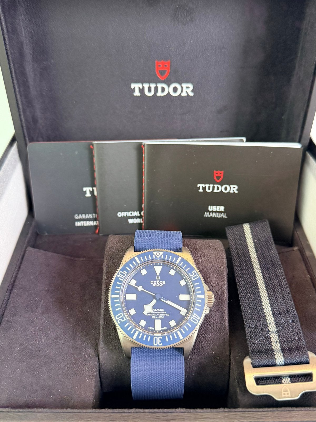 Tudor Pelagos FXD Marine Nationale M25707B/21 12-2021 Nieuw, Overige materialen, Polshorloge, Overige materialen, Nieuw
