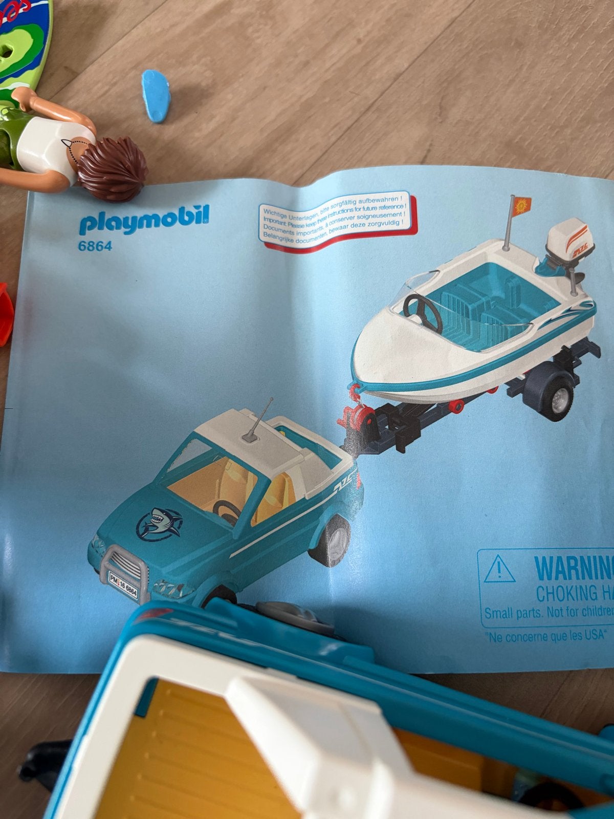 Playmobil 6864 SUV met speedboot en trailer, Ophalen of Verzenden, Gebruikt