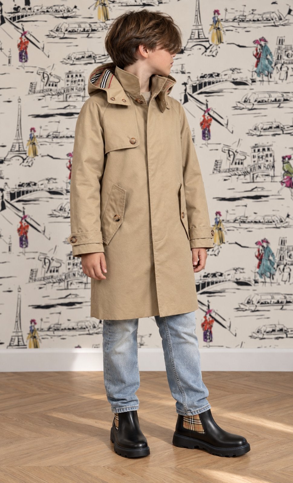 Burberry jongens trenchcoat jas maat 10 (720 euro), Burberry, Customercare@burberry.com, Burberry EU, Ophalen of Verzenden