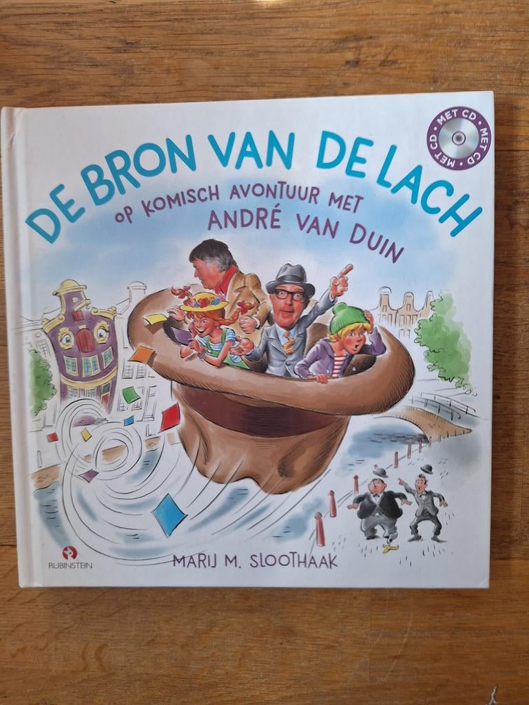 De bron van de lach met André van Duin + CD Sloothaak ZGAN, Ophalen of Verzenden, Zo goed als nieuw, Verhalen