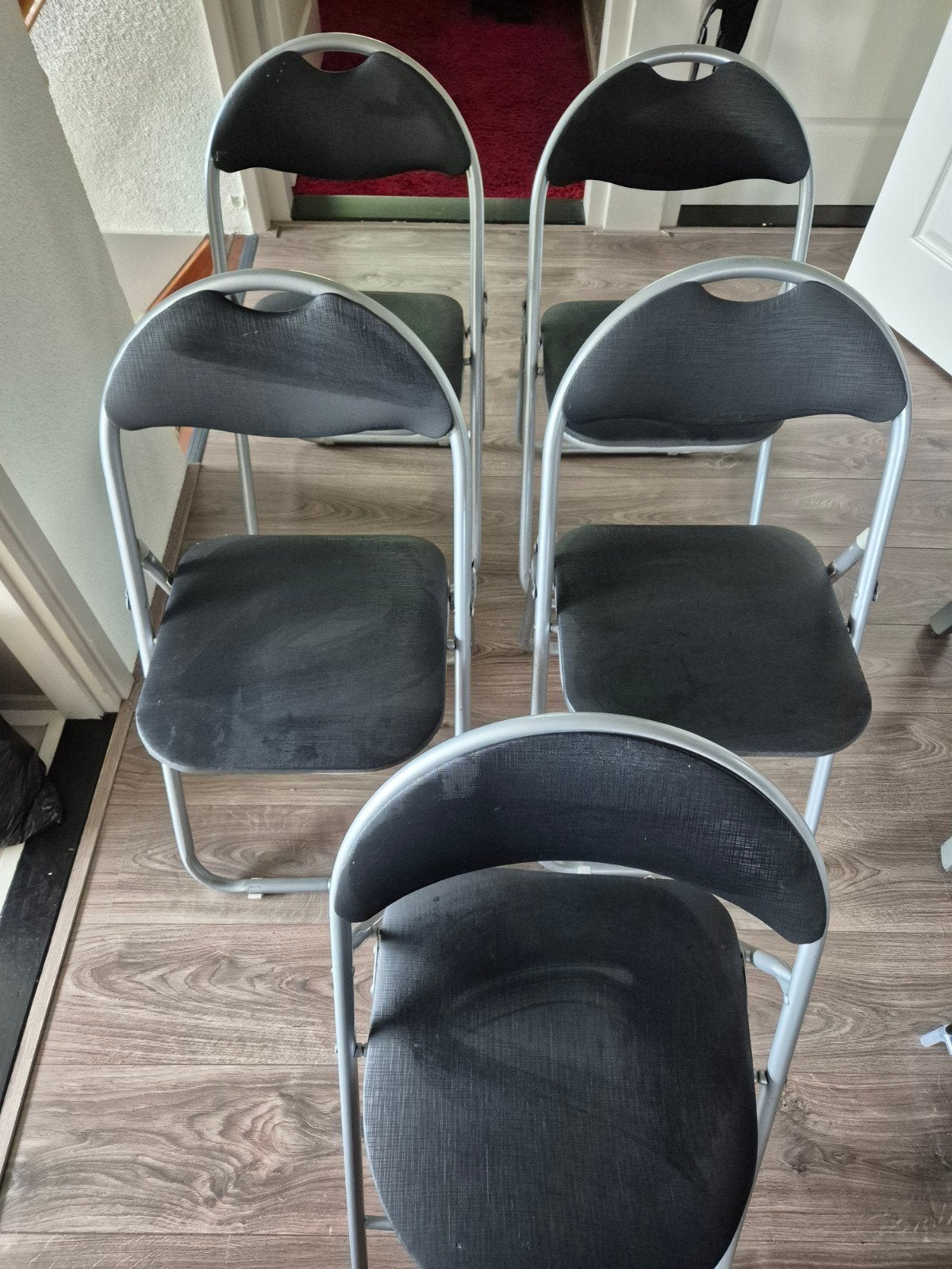 opklapbare stoelen., Huis en Inrichting, Stoelen, Ophalen of Verzenden, Gebruikt