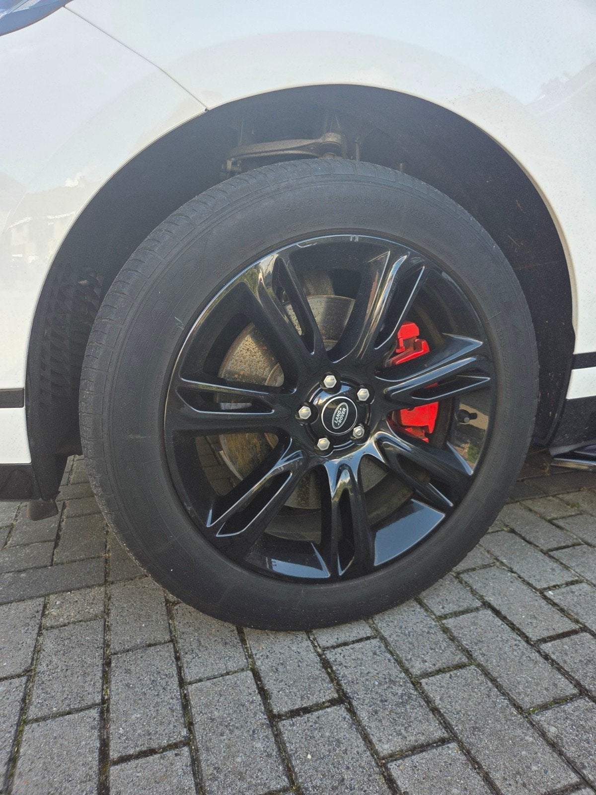 4x 20 inch - Velgen en banden - Range Rover Velar, Auto-onderdelen, Banden en Velgen, Ophalen, Gebruikt, 255 mm, Banden en Velgen