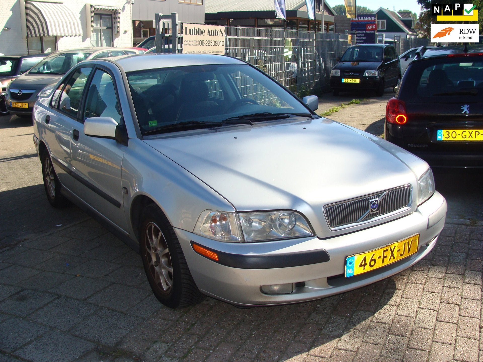Volvo S40 1.8 Europa autom airco(nl auto)nap apk, Auto's, Gebruikt, 4 cilinders, Leder en Stof, 122 pk