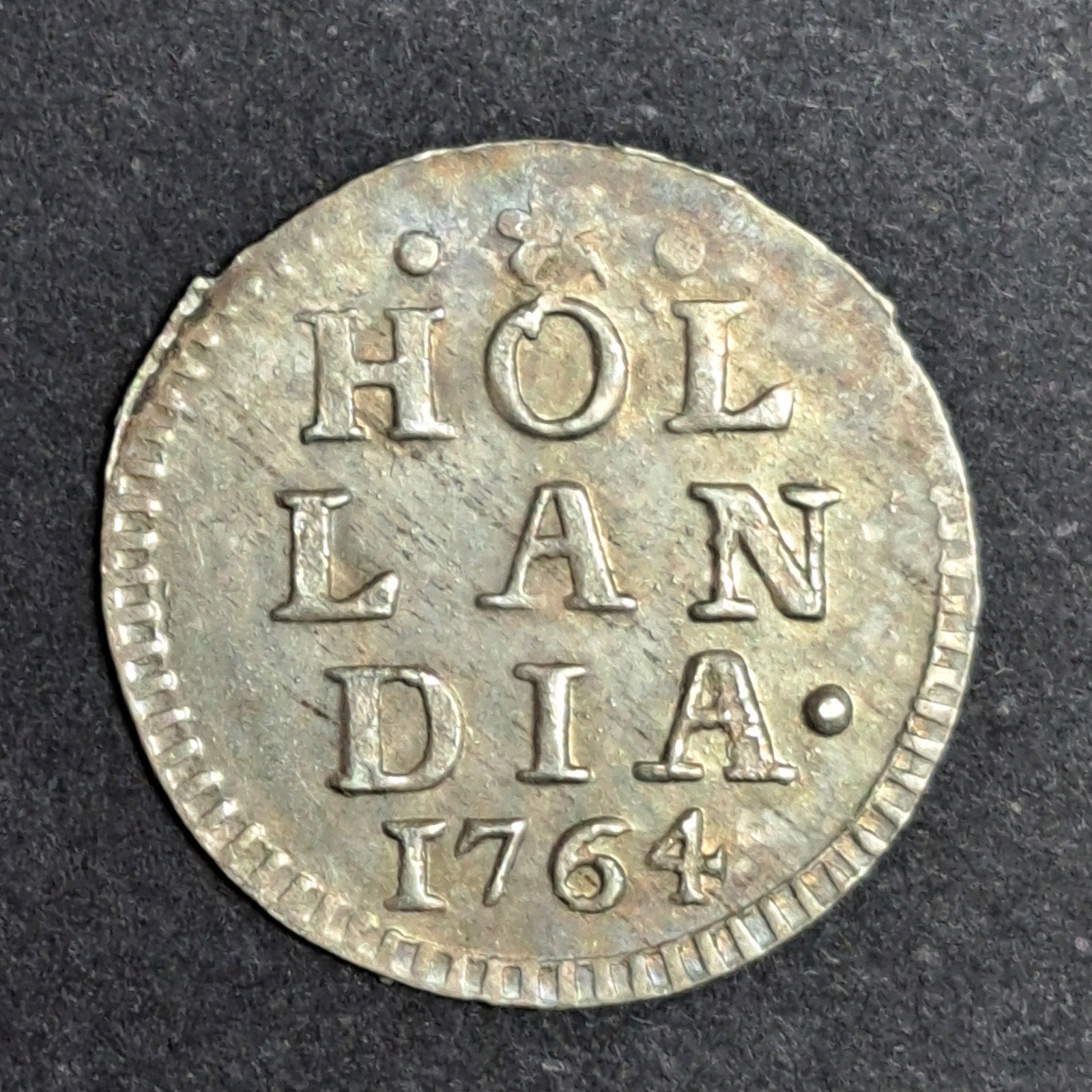 Holland bezemstuiver 1764 mooie kwaliteit, Vóór koninkrijk, Verzenden, Zilver, Overige waardes