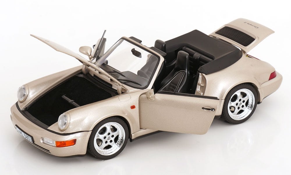 Norev 1:18 Porsche 911 Turbo Look Cabriolet 1992 Zermatt, -, Nieuw, Norev, Ophalen of Verzenden