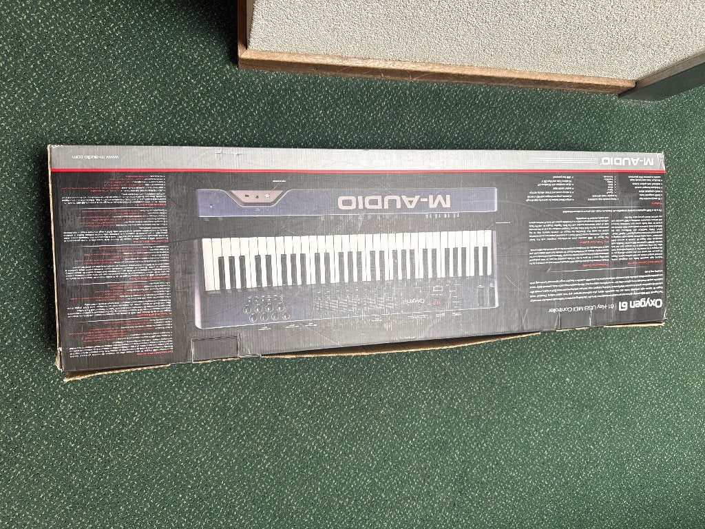 Oxygen 61 midi keyboard, Muziek en Instrumenten, Midi-apparatuur, Ophalen, Zo goed als nieuw