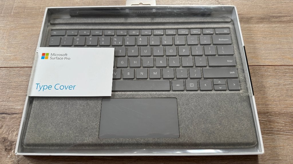 Microsoft Surface Pro keyboard origineel QWERTY, Multimediatoetsen, Zo goed als nieuw, Draadloos, Qwerty