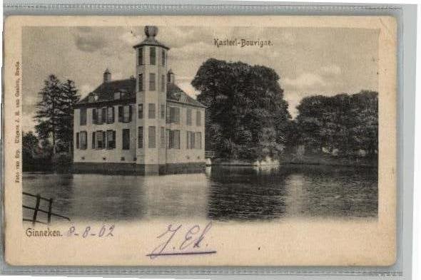 Ginneken  st 1902 Foto Van Erp, Verzamelen, Ophalen of Verzenden, Voor 1920, Gelopen, Noord-Brabant
