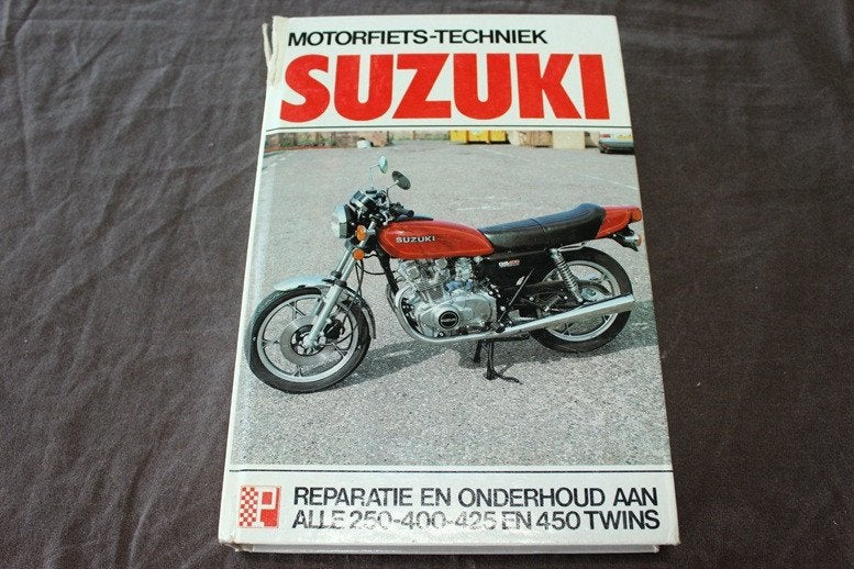 Suzuki GS GSX 250 400 425 450 twins werkplaatsboek, Ophalen of Verzenden, Suzuki