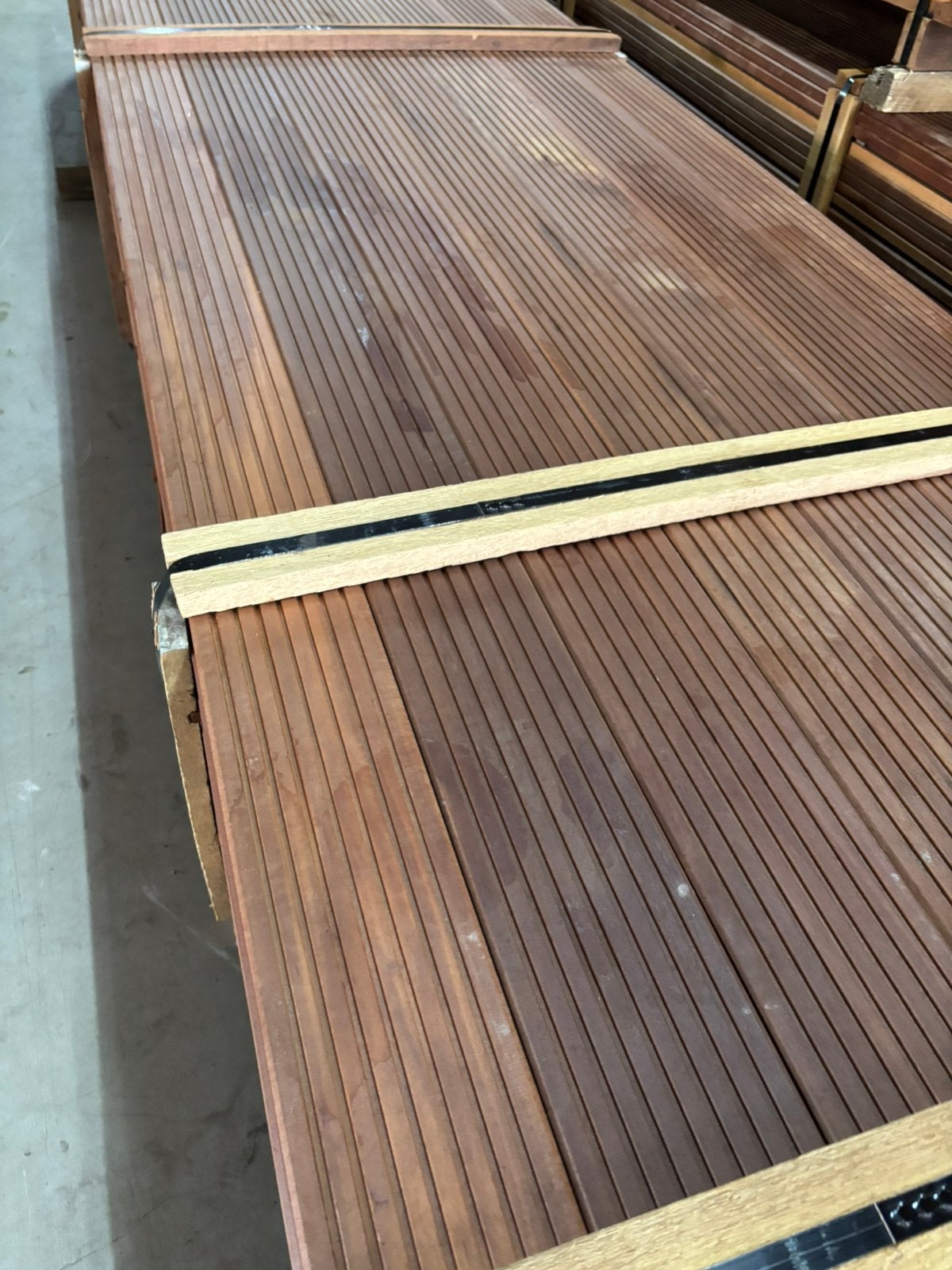 Hardhouten vlonderplanken 21x145, Ophalen of Verzenden, Nieuw, 250 cm of meer, Balken