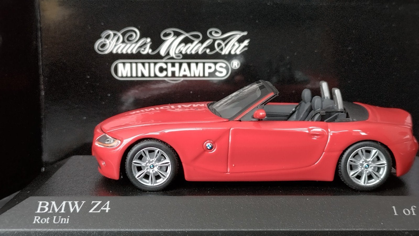 BMW Z4 Roadster 1:43 Minichamps Pol, Auto, Verzenden, ., Nieuw