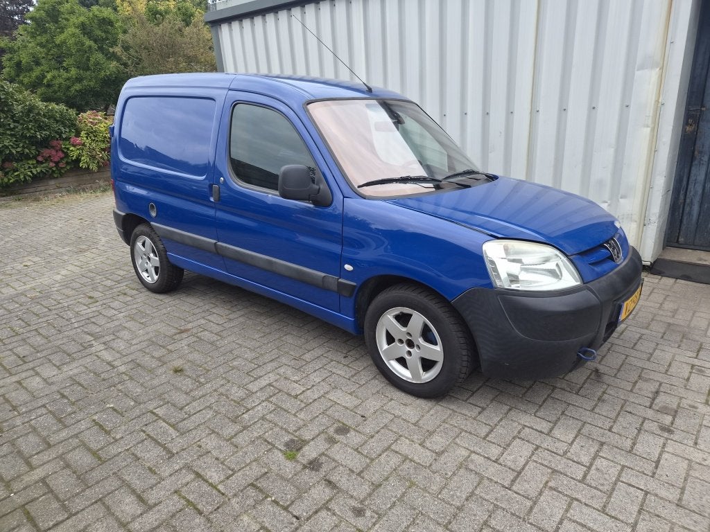 Peugeot Partner 1.4 Benzine bestelauto! (bj 2006), Stof, 4 cilinders, Blauw, Origineel Nederlands