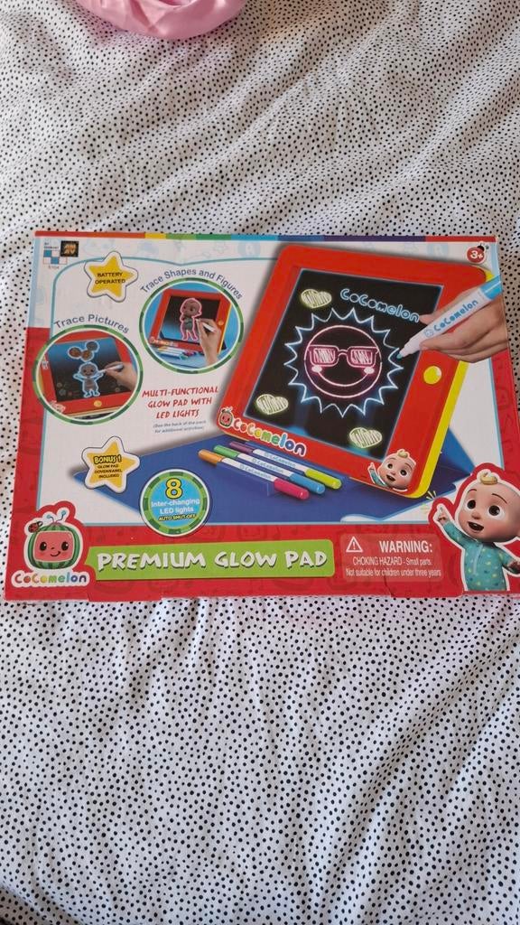CoComelon Premium Glow Pad - Tekenplezier met Licht, Ophalen of Verzenden, Zo goed als nieuw, Knutselen, Met licht