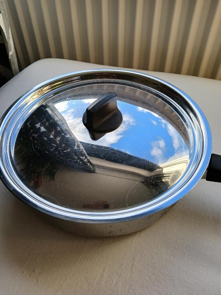 Hapjespan van BK, Ophalen, Zo goed als nieuw, Rvs, Koekenpan of Braadpan