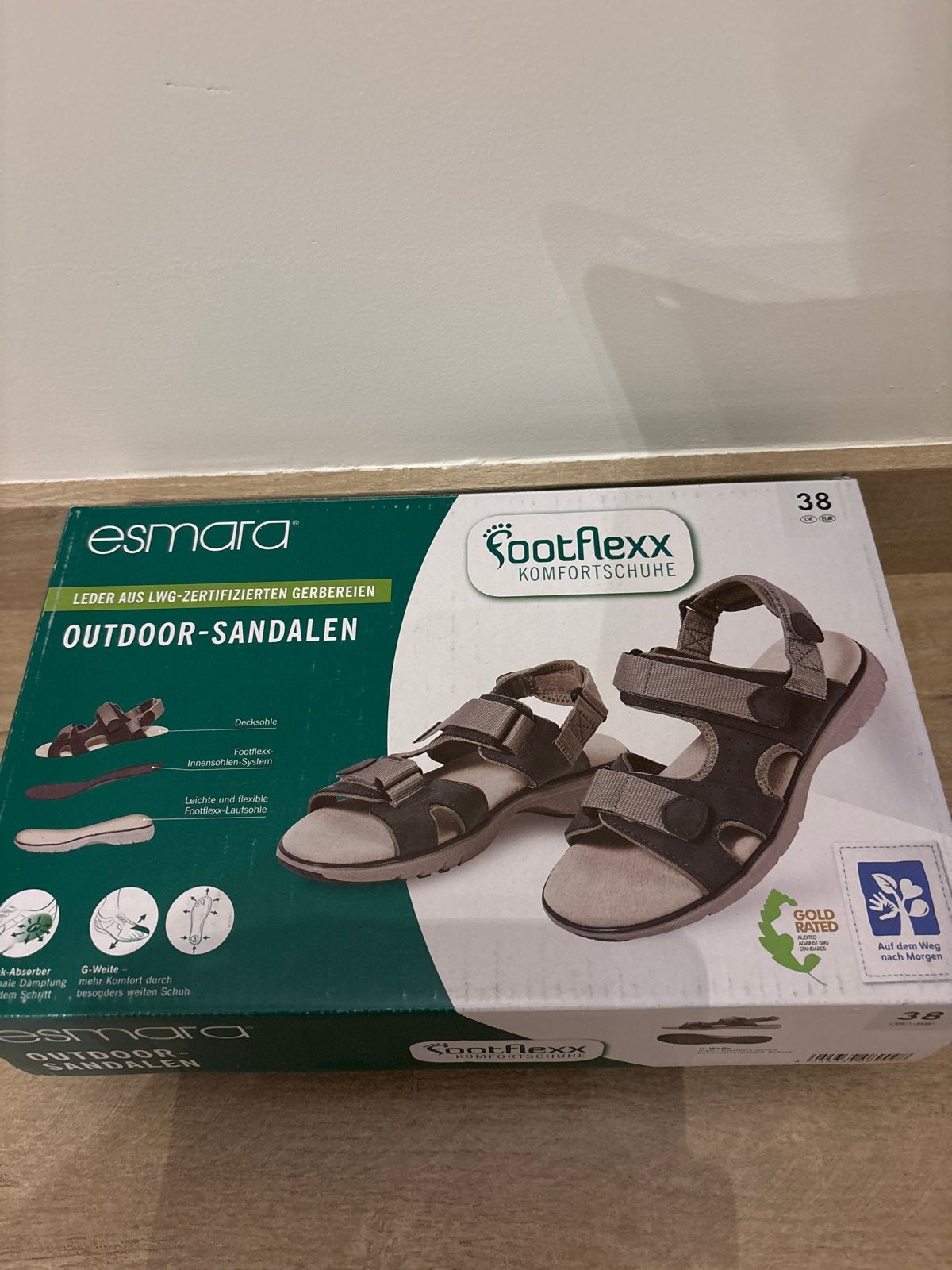 Esmara Footflexx Outdoor Sandalen - Maat 38 Nieuw, Ophalen of Verzenden, Nieuw, Grijs, Sandalen of Muiltjes