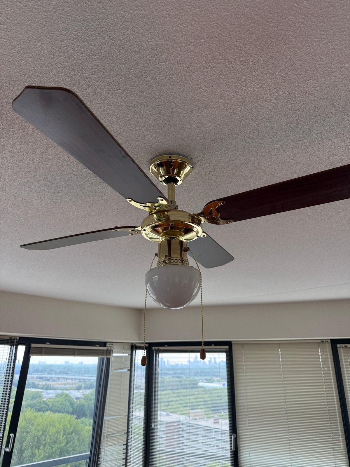 Plafond ventilator met verlichting, Ophalen, Gebruikt, Plafondventilator
