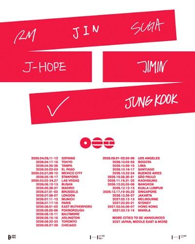 2 tickets BTS World Tour – 1 juli Brussel, Twee personen, Juli