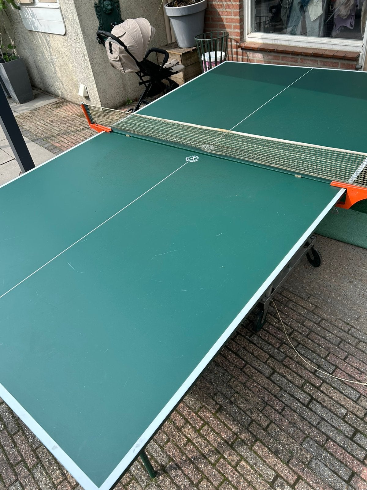 Tafeltennis tafel Ketler, wedstrijdformaat, tennis tafel, Ophalen, Gebruikt, Inklapbaar