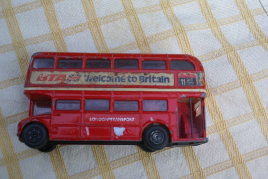 corgi, rode Engelse dubbeldekker bus , Londen, Verzenden, Gebruikt, Bus of Vrachtwagen, Corgi
