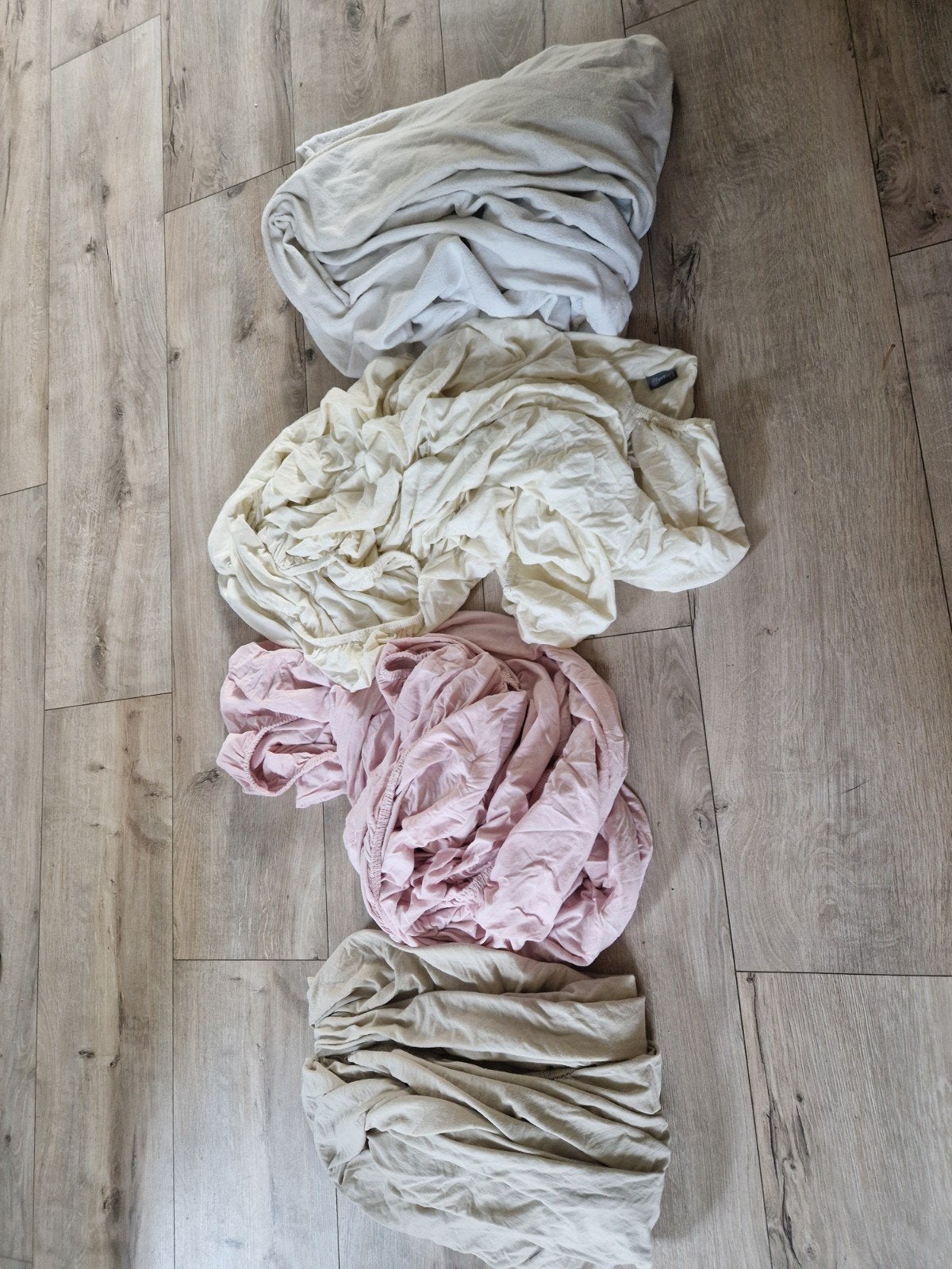 3 nette splittopper hoeslakens en 1 een molton maat 160x200, Ophalen of Verzenden, Tweepersoons, Wit, Hoeslaken of Sloop
