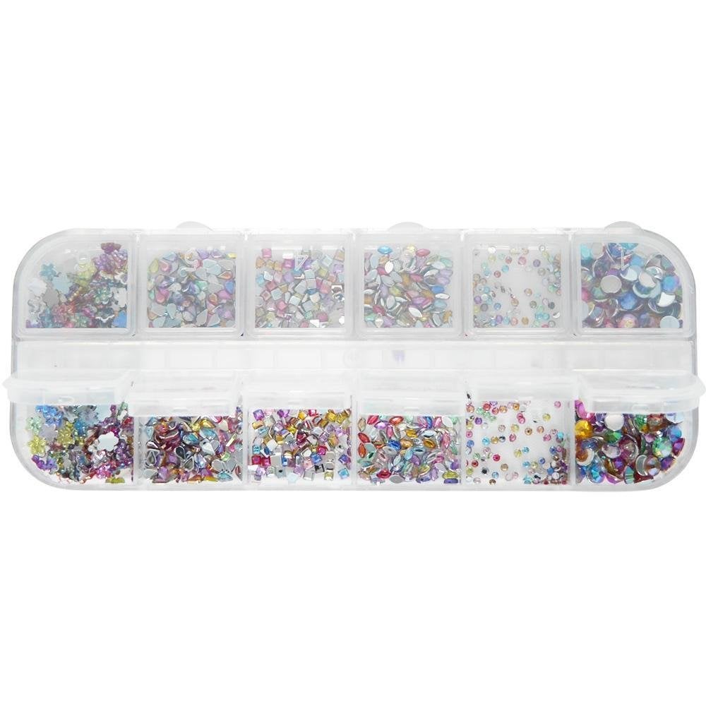 2 +1 Gratis - Strass Steentjes Nailart – Colormix 500 Stuks, Sieraden, Tassen en Uiterlijk, Uiterlijk | Cosmetica en Make-up, Overige kleuren