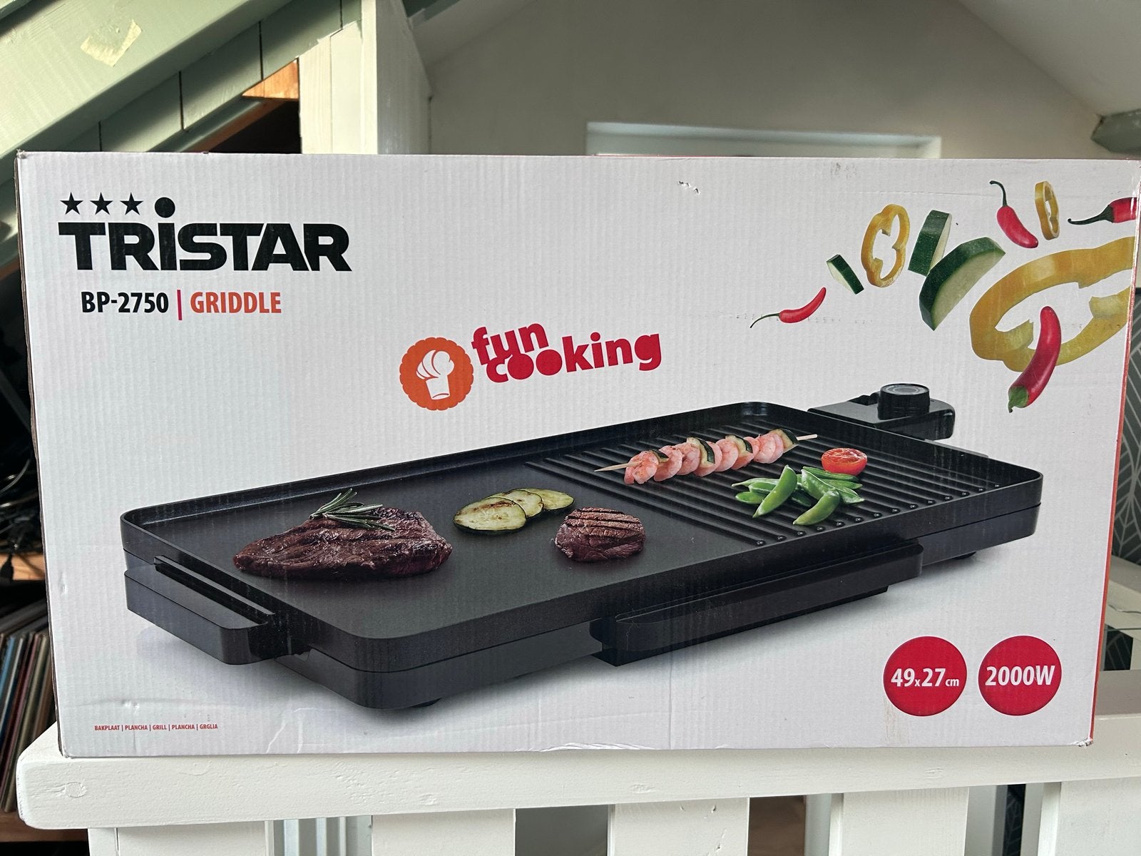 Tristar BP-2750 Griddle - gourmet - grill plaat, Ophalen of Verzenden, Nieuw