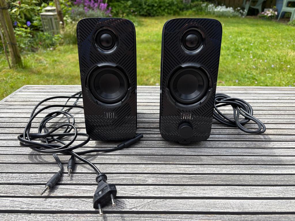 JBL Quantum Duo Bluetooth PC Speakers, Ophalen, Zo goed als nieuw, Audiokanaal 2