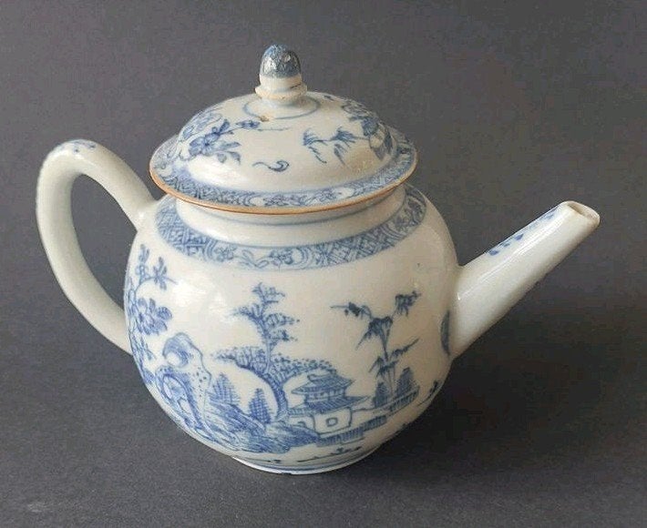 Antieke chinese Qianlong theepot 18e eeuw, Ophalen of Verzenden